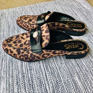 Sam Edelman leopard print mules